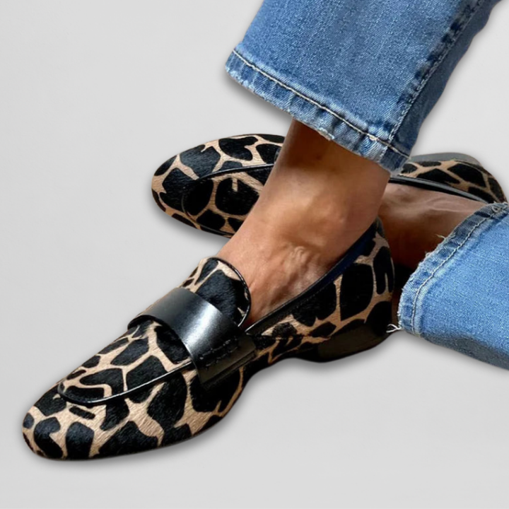 Camilla - Animal Print Loafers
