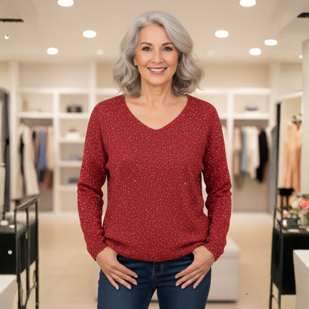 Camila | Feestelijke Damestrui met V-hals