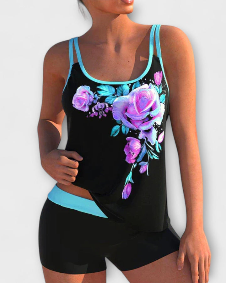 Coralia | Tropical Bloom Tankini