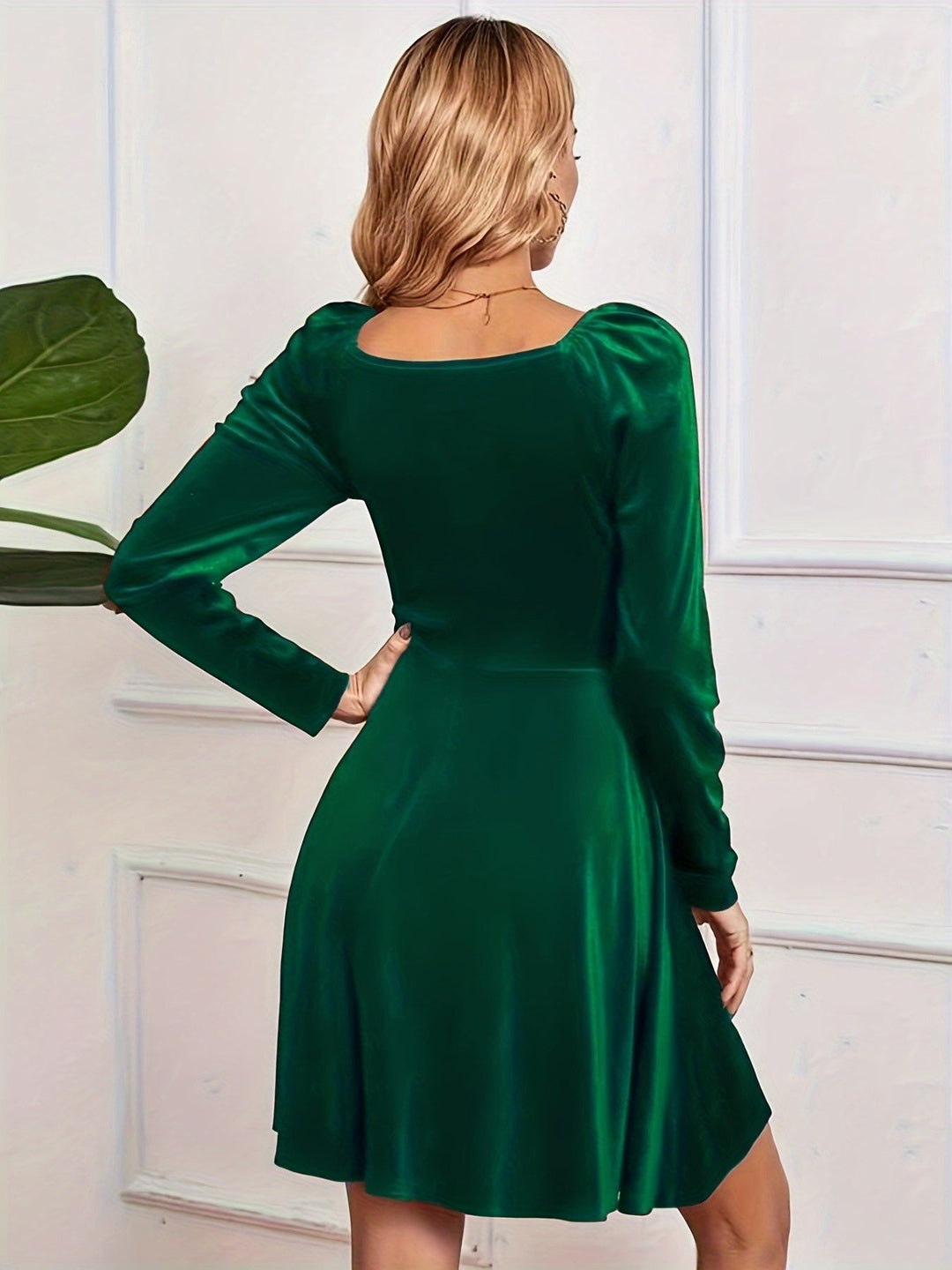 June - Velvet Skater Dress