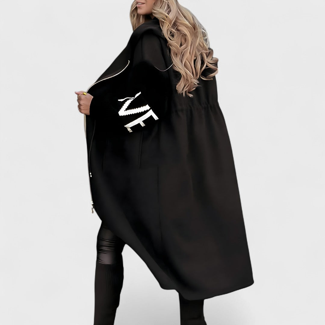 Rosana - Elegant Hooded Coatigan