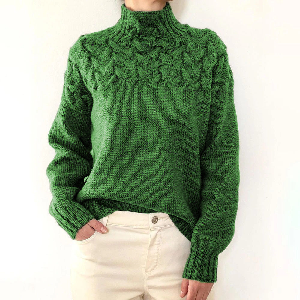 Elena | Warm Knitted Turtleneck